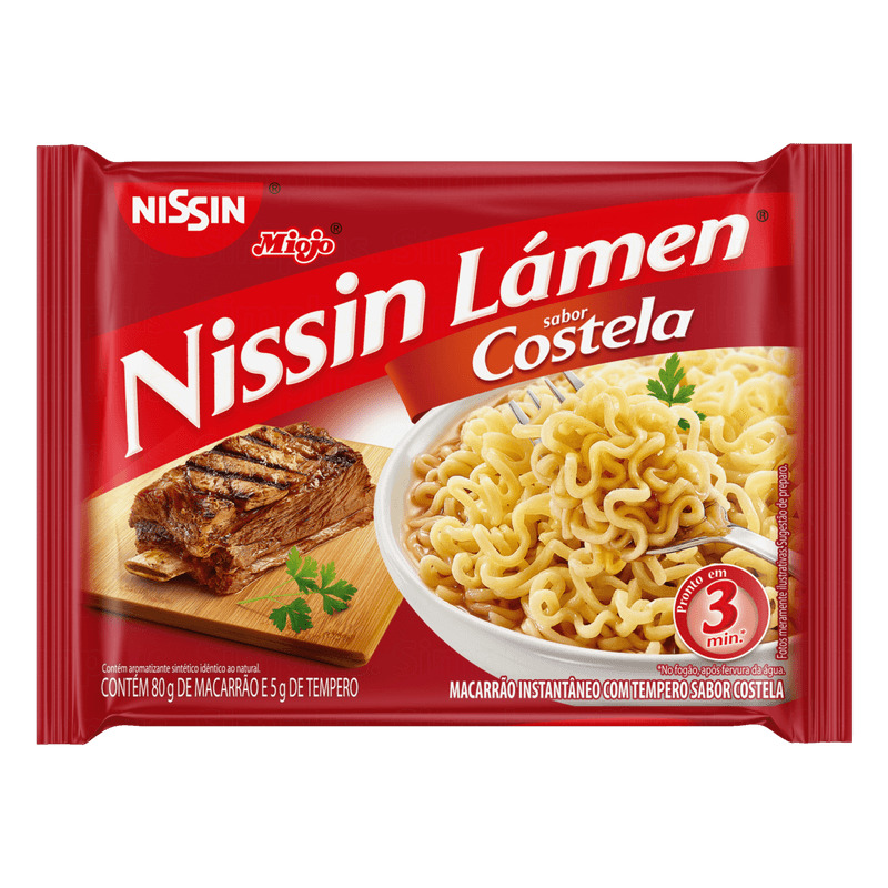 NISSIN LAMEN SABOR COSTELA 85G