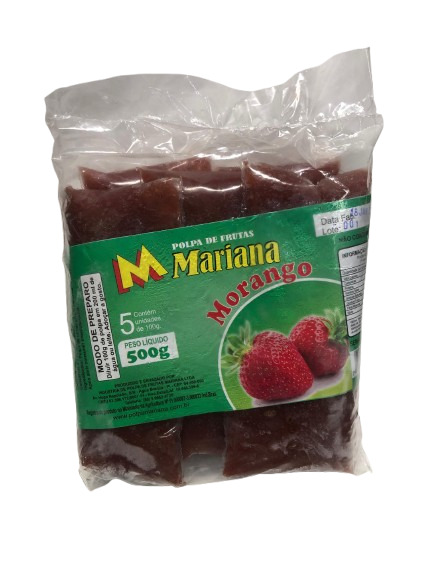 POLPA DE MORANGO 500G MARIANA