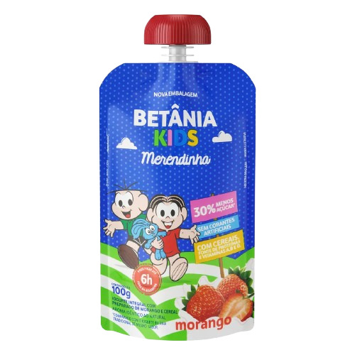IOGURTE INTEGRAL MORANGO BETÂNIA KIDS 100G
