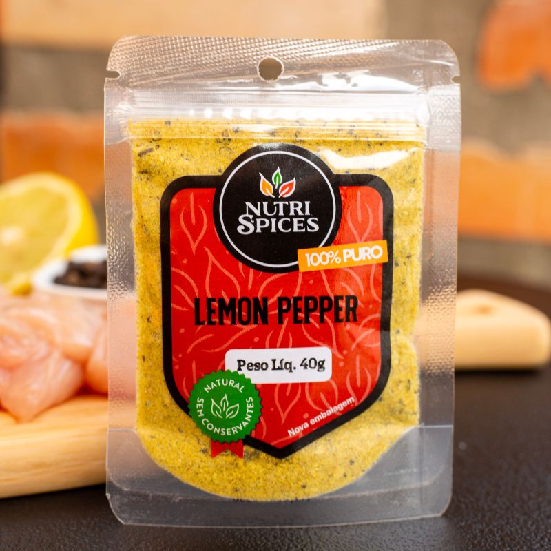 LEMON E PEPPER NUTRIESPICES 40G