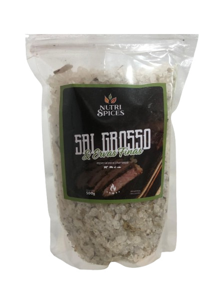 SAL GROSSO COM ERVAS FINAS NUTRIESPICES 500G
