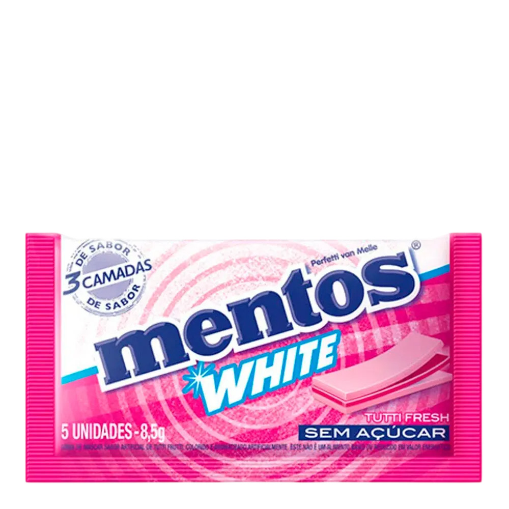 MENTOS PURE WHITE TUTTI FRESH 8,5G
