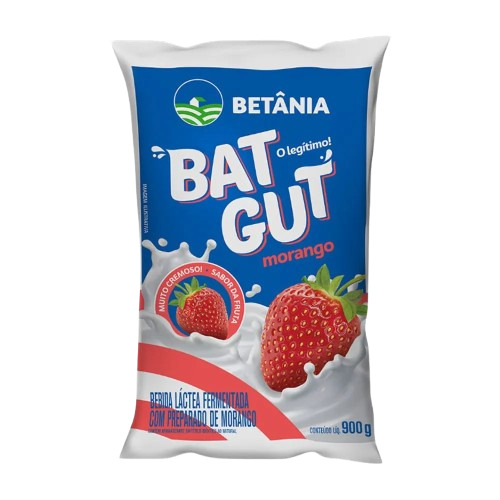 BEBIDA LÁCTEA FERMENTADA MORANGO BAT GUT 900G