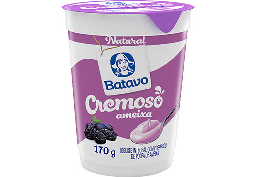 IOGURTE NATURAL POLPA DE AMEIXA BATAVO 170G