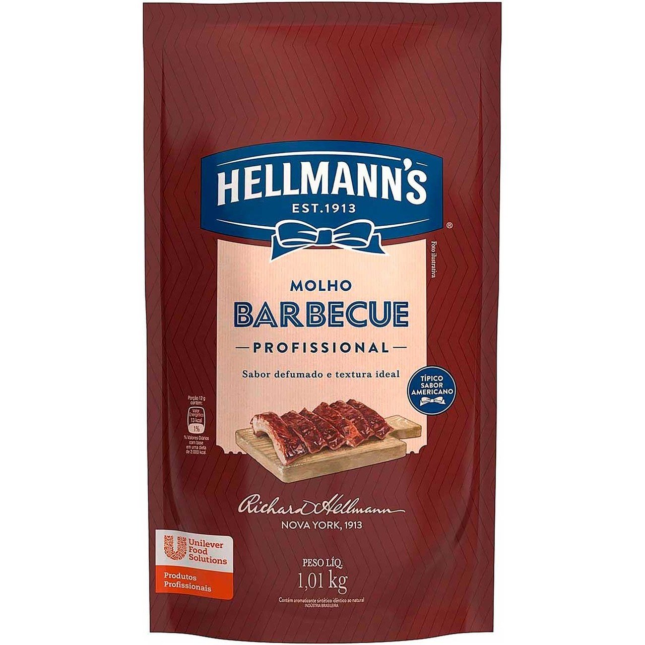 MOLHO BARBECUE HELLMANNS POUCH 1,01KG