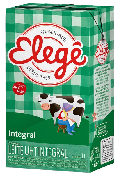 LEITE UHT INTEGRAL ELEGE 1 LT