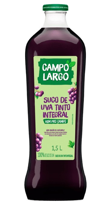 SUCO DE UVA TINTO 1.5L CAMPO LARGO