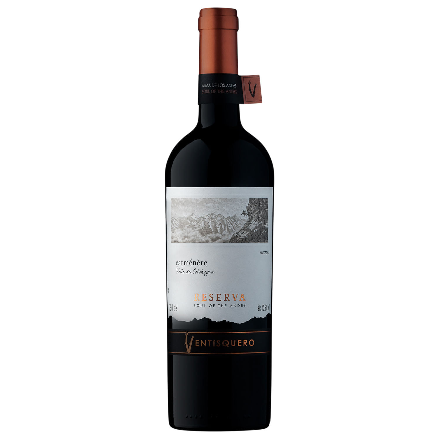 VINHO TINTO CHILENO VENTISQUERO RESERVA CARMÉNÈRE 750ML