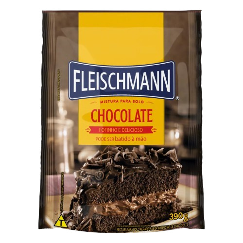MISTURA PARA BOLO PREM CHOCOLATE FLEISCHMANN 390G