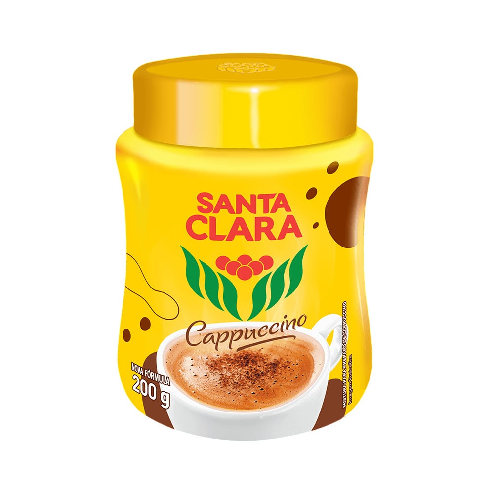 CAFÉ CAPPUCCINO SANTA CLARA CLASSIC PACOTE 200G