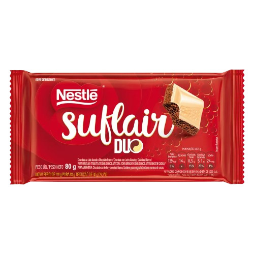 CHOCOLATE SUFLAIR DUO NESTLE 80G
