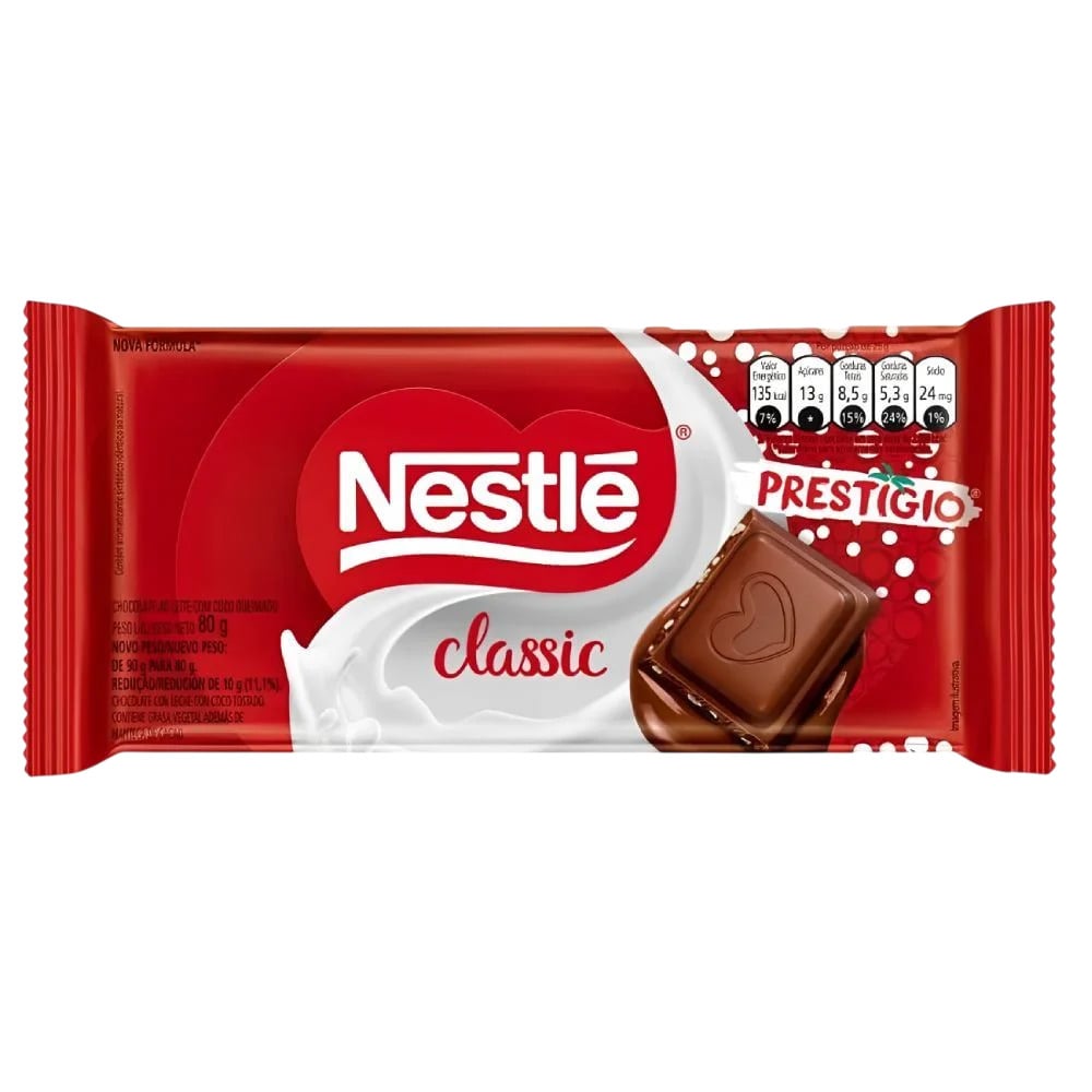 CHOCOLATE CLASSIC PRESTIGIO NESTLÉ 80G