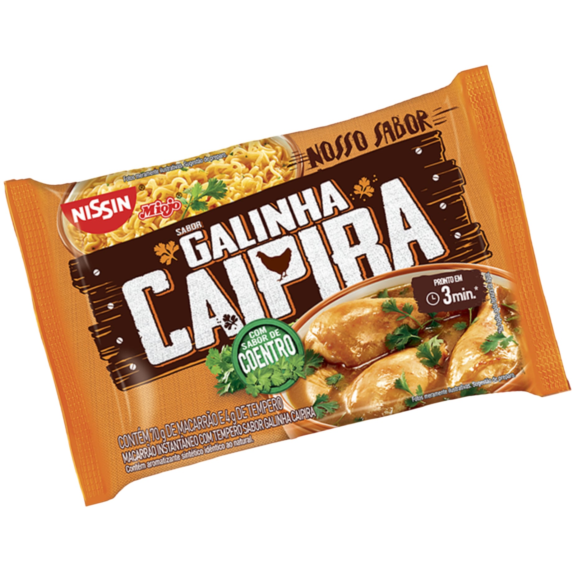NISSIN LAMEN NOSSO SABOR GALINHA CAIPIRA 74G
