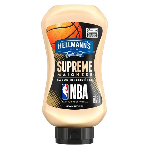 MAIONESE HELLMANNS SUPREME SQUEEZE 330G