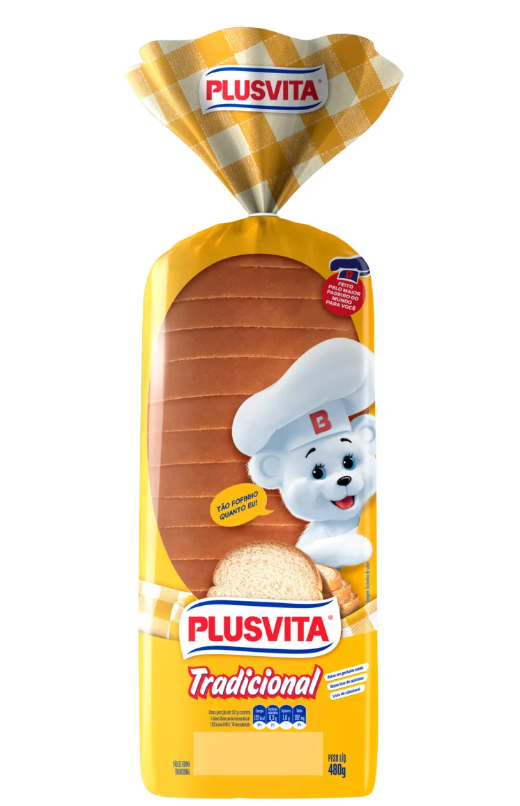 PÃO PLUSVITA TRADICIONAL 480G