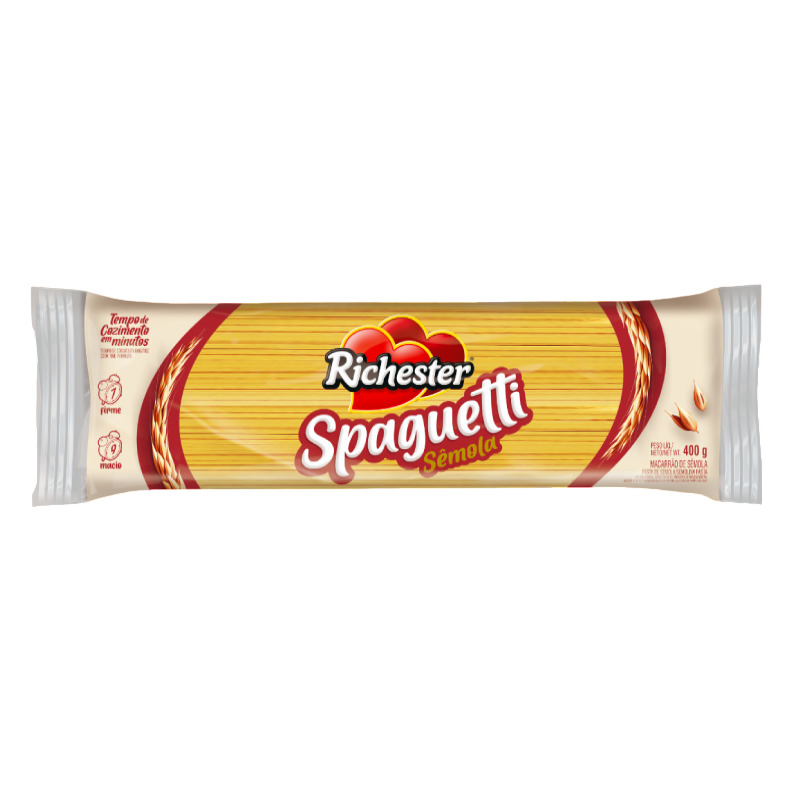 MACARRÃO SPAGUETTI SÊMOLA RICHESTER 400G