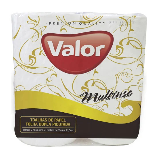 TOALHA DE PAPEL FOLHA DUPLA VALOR