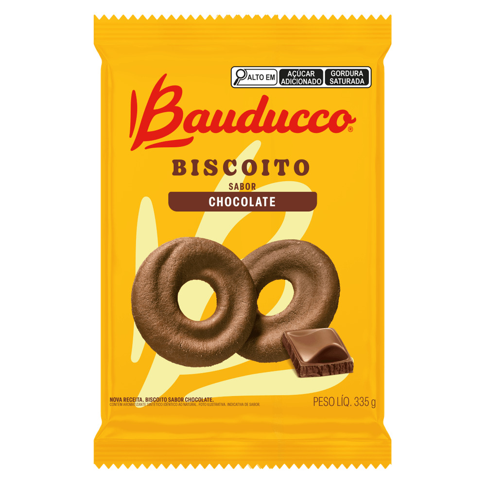 BISCOITO AMANTEIGADO CHOCOLATE BAUDUCCO 335G