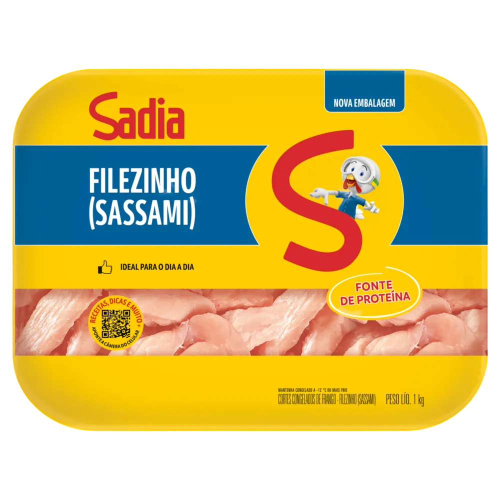 FILÉZINHO DE FRANGO BANDEJA 1KG SADIA