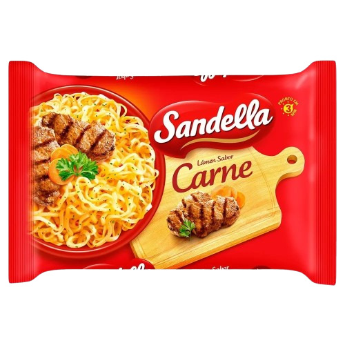 MACARRÃO INSTANTÂNEO SANDELLA CARNE 85G