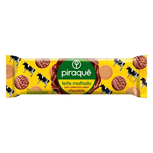 BISCOITO LEITE MALTADO CHOCOLATE PIRAQUÊ 80G