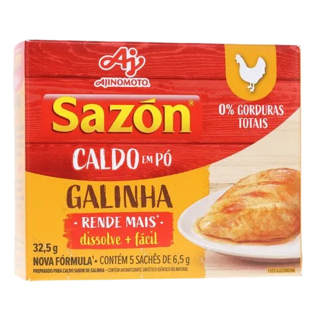CALDO AJI SAZON GALINHA 32,5G