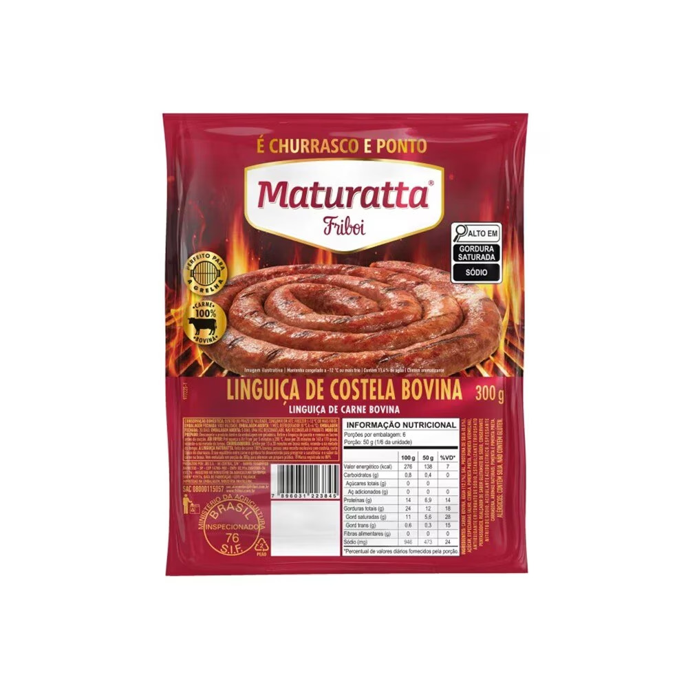 LINGUICA DE COSTELA CONG MATURATTA 300G