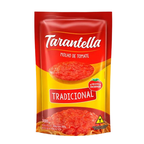 MOLHO DE TOMATE TRADICIONAL TARANTELLA 300G