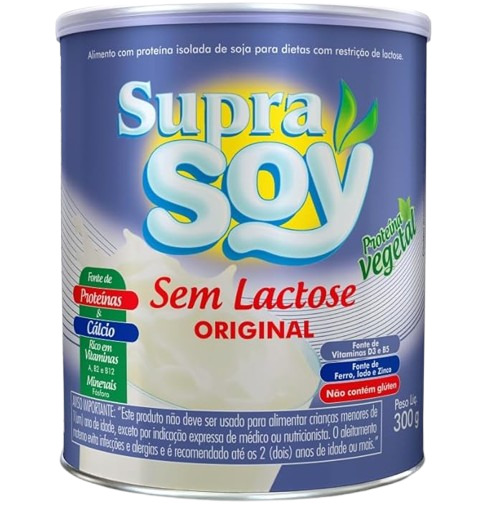 LEITE EM PÓ SUPRA SOY SEM LACTOSE 300G