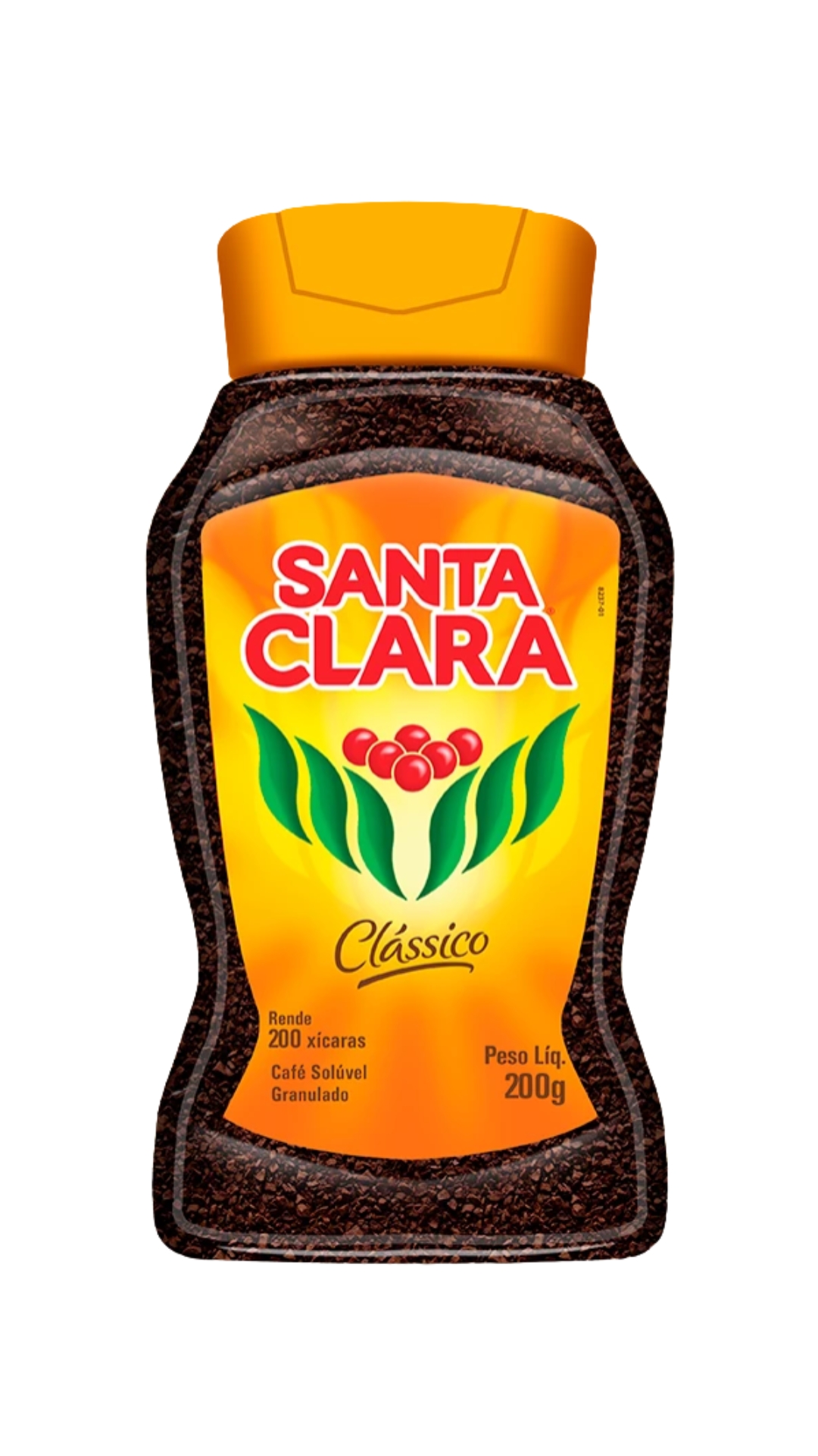 CÁFE SOLÚVEL SANTA CLARA GRANULADO CLASSICO AST VIDRO 100G