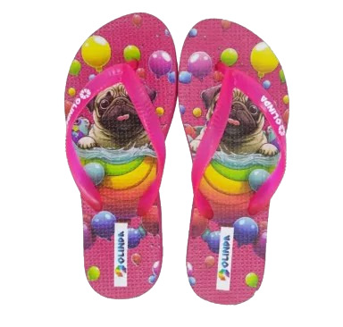 CHINELO OLINDA KIDS FEMININO DOG TAMANHO 28