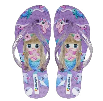 CHINELO OLINDA KIDS FEMININO SEREIA TAMANHO 32