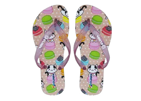 CHINELO OLINDA KIDS FEMININO GATO TAMANHO 26