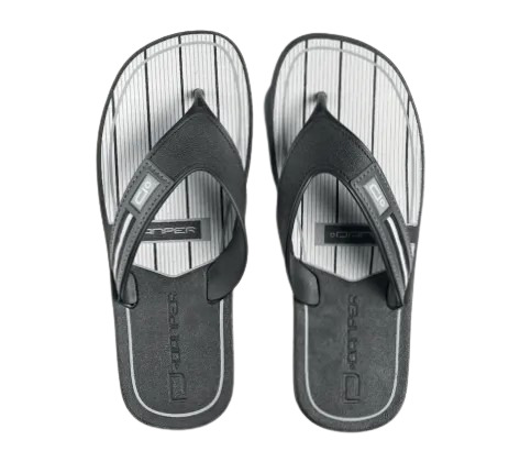 CHINELO DANPER PRETO CARAMEL MASCULINO TAMANHO 41