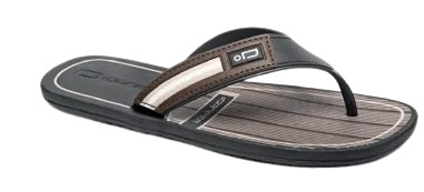 CHINELO DANPER PRETO CARAMEL MASCULINO TAMANHO 42
