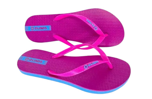 CHINELO OLINDA BICOLOR PINK FEMININO TAMANHO 36