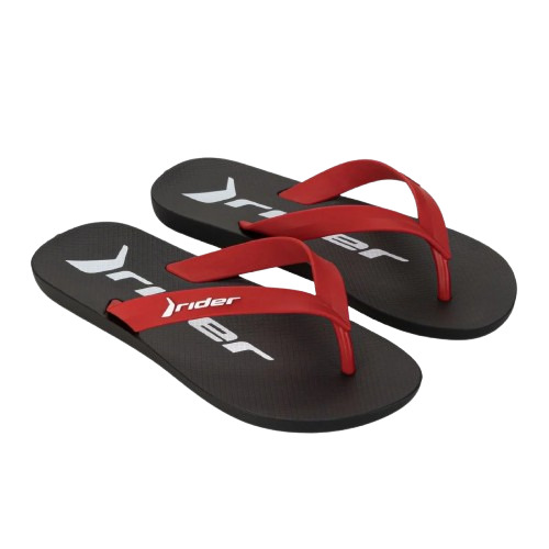 CHINELO RIDER F DEDO PRETO VERMELHO MASCULINO TAMANHO 41/42