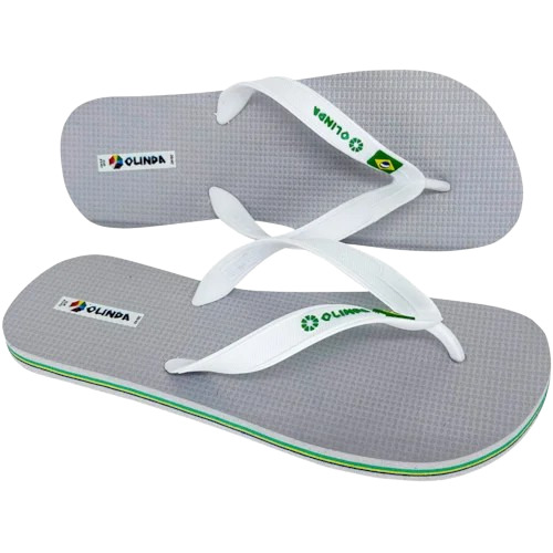 CHINELO OLINDA BR BRANCO MASCULINO TAMANHO 42