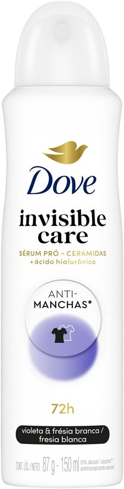 DESODORANTE DOVE AEROSOL INVISIBLE DRY 150ML