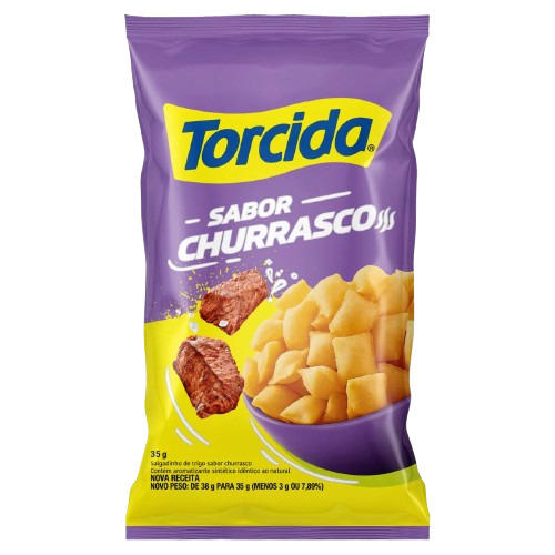SALGADINHOS TORCIDA CHURRASCO 35G
