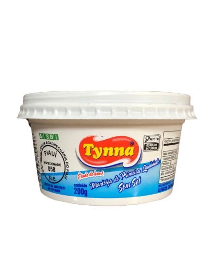 MANTEIGA DE LEITE SEM SAL TYNNA 200G