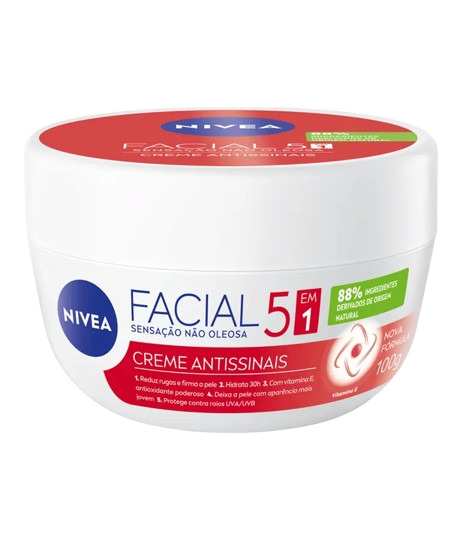 CREME FACIAL NIVEA ANTISSINAIS VITM 100G