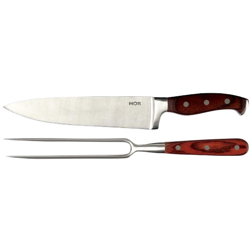 CONJUNTO FACA 8 GARFO STEEL 2 PEÇAS MOR