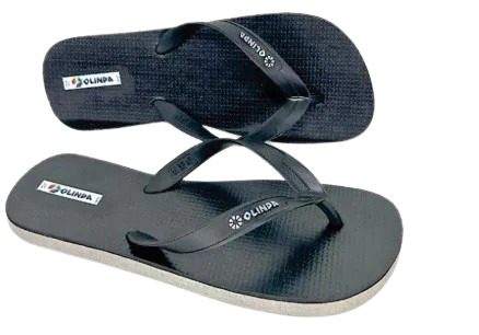 CHINELO OLINDA BICOLOR PRETO MASCULINO TAMANHO 40