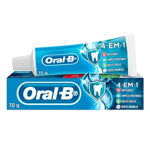 CREME DENTAL ORAL-B 4 EM 1 MENTA FRESCA 70G