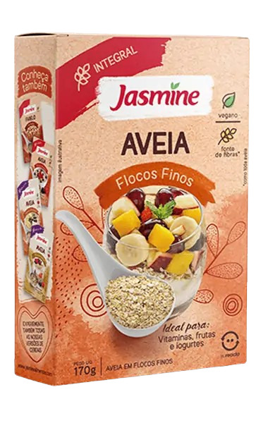 AVEIA EM FLOCOS FINOS JASMINE 170G