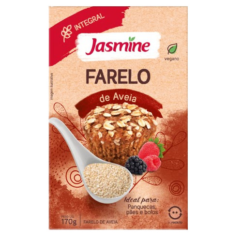 FARELO DE AVEIA JASMINE CAIXA 170G