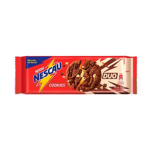 COOKIE NESCAU CHOCOLATE GOTAS DUO 60G NESTLE