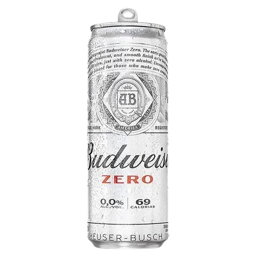 CERVEJA BUDWEISER ZERO LATA 350ML