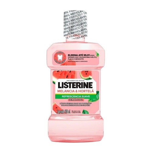 ENXAGUE BUCAL LISTERINE MELANCIA HORTELÃ 250ML